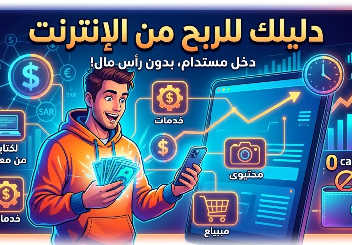 ​سر الـ 500 دولار الأولى: دليل الأذكياء للربح من الإنترنت بدون رأس مال!