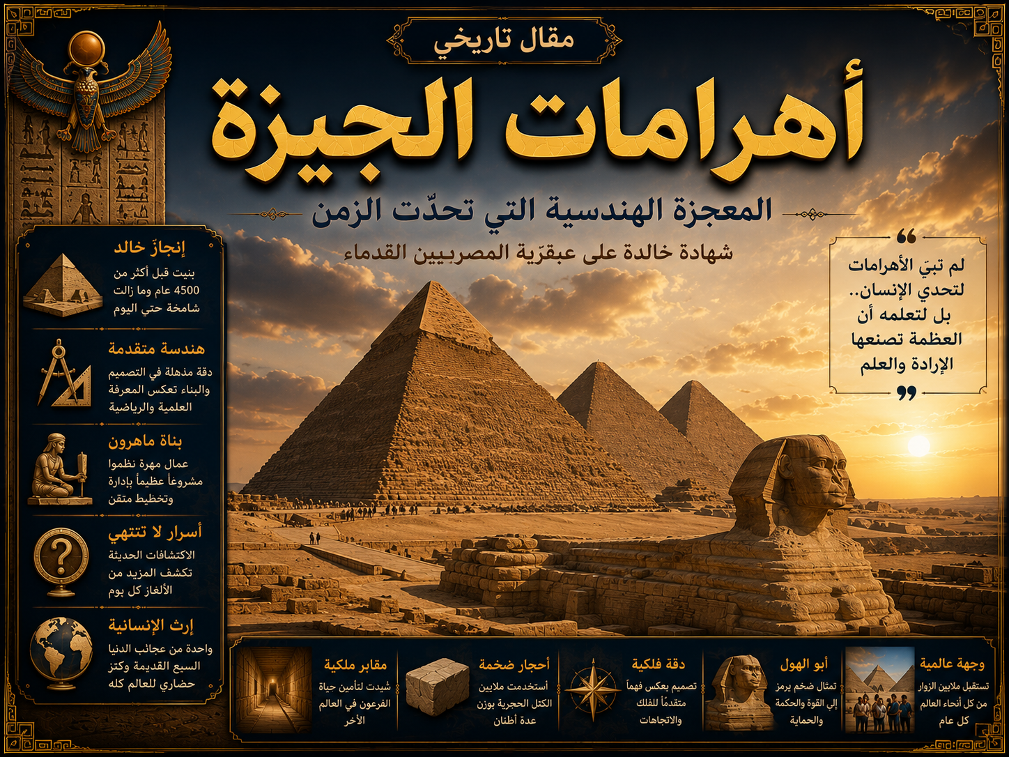 معجزة أهرامات الجيزة