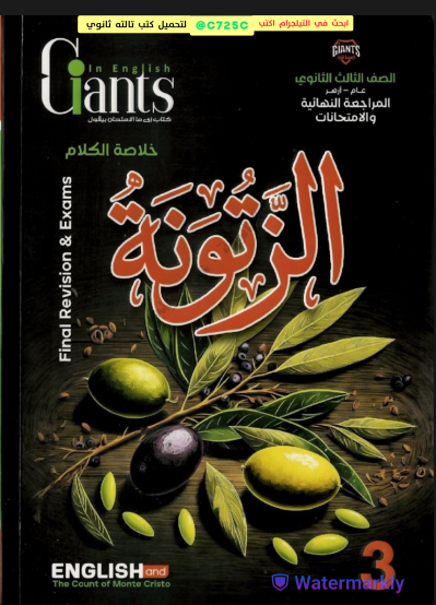 صورة مقال تحميل كتاب الزتونة إنجليزي تالته ثانوي المراجعة النهائية 2026   PDF | أقوى مراجعة قبل الامتحان