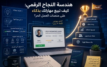 هندسة النجاح الرقمي: كيف تبيع مهاراتك بذكاء على منصات العمل الحر؟
