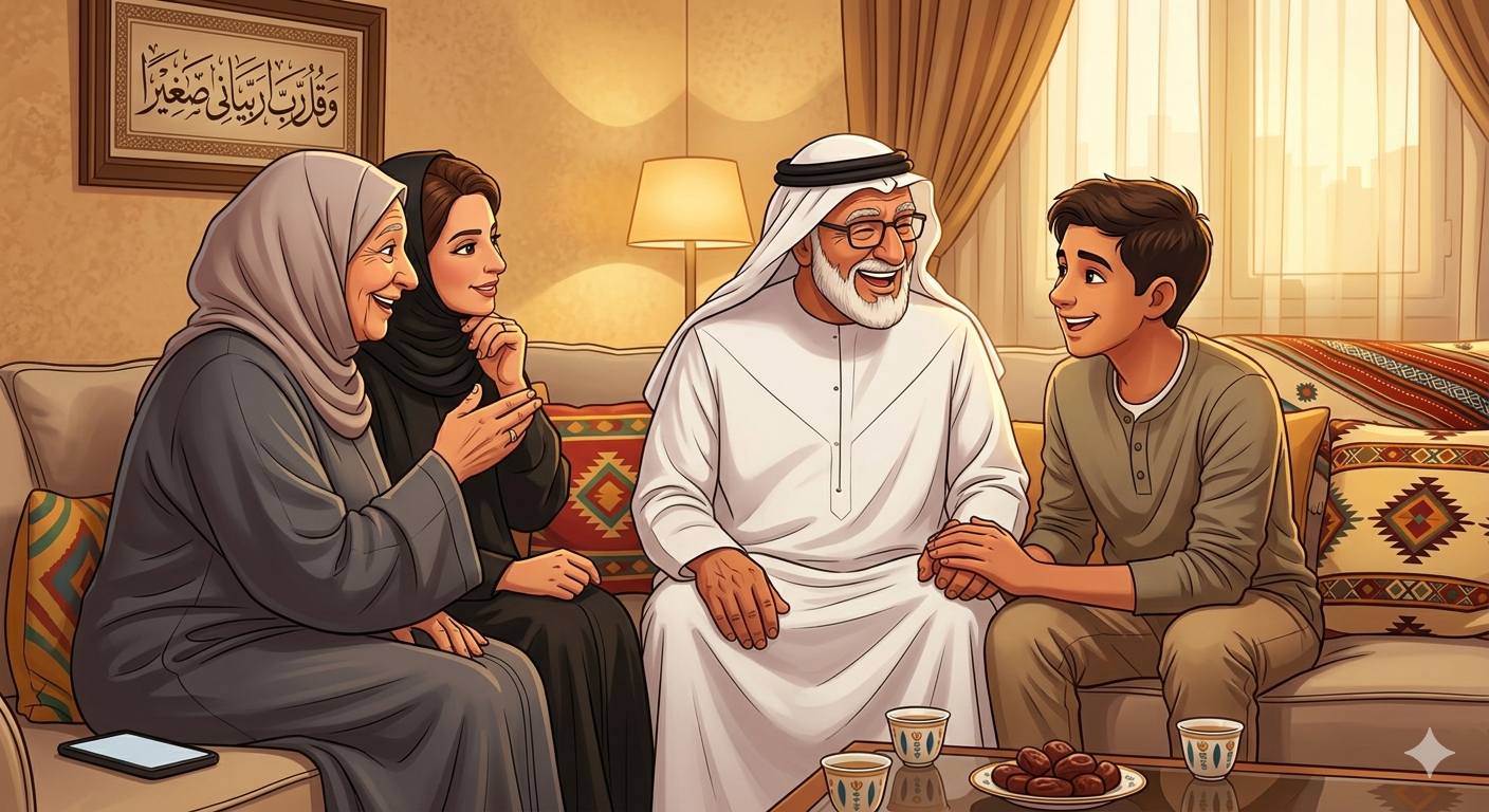 صورة مقال كيف تُعيد تشكيل علاقتك بوالديك في عصر المشتتات؟