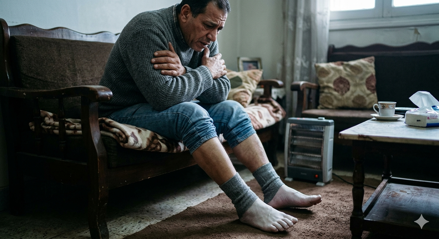 article image for برودة القدمين: الأسباب والأعراض وطرق العلاج