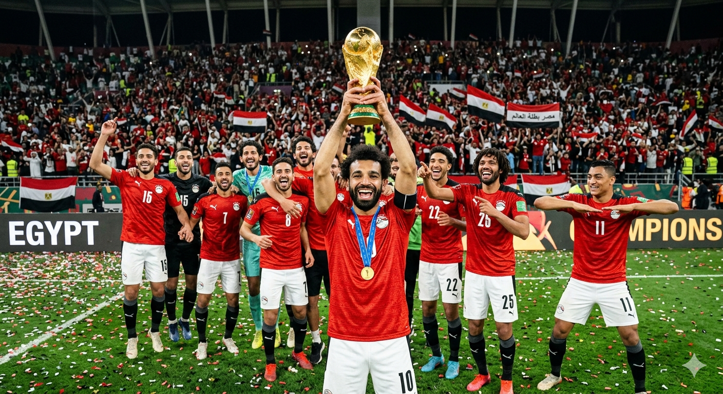 صورة مقال من الحلم إلى القمة: كيف صنعت مصر تاريخًا لا يُنسى وتُوجت بكأس العالم 🌍🔥