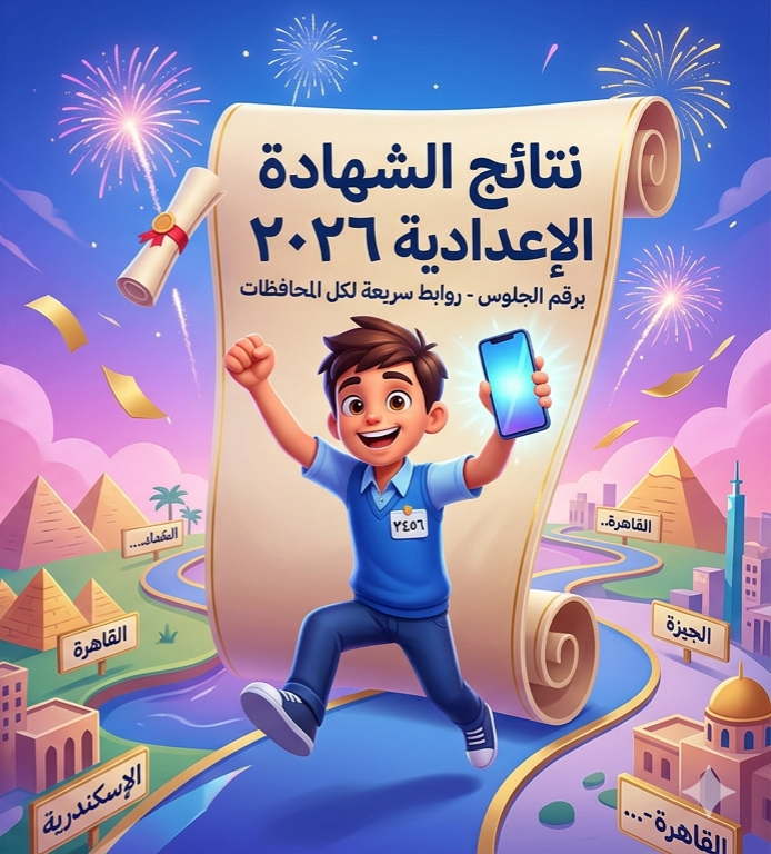 صورة مقال ✔️ نتيجة الشهادة الإعدادية 2026 برقم الجلوس لجميع المحافظات | استعلم الآن عبر الرابط الرسمي المباشر