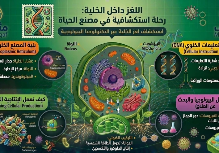 اللغز داخل الخلية – رحلة استكشافية في مصنع الحياة