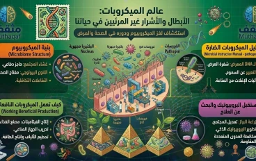 عالم الميكروبات – الأبطال والأشرار غير المرئيين في حياتنا