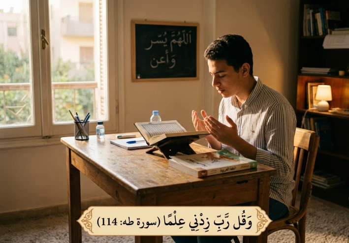 "مفاتيح النجاح في ليلة الامتحان.. أدعية تفتح العقول وتشرح الصدور"