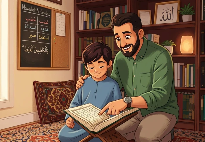 ترويض غضب الطفولة وربطها بنور الوحي