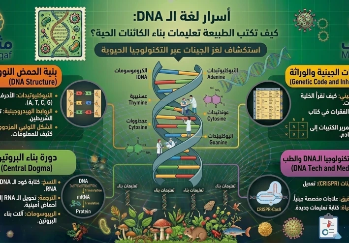 لغة الـ DNA – كيف تكتب الطبيعة تعليمات بناء الكائنات الحية؟