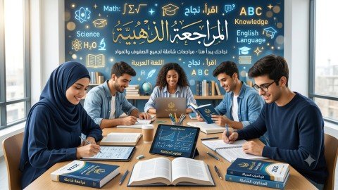 مراجعات  ذهبيه شامله لكل المواد وكل الصفوف