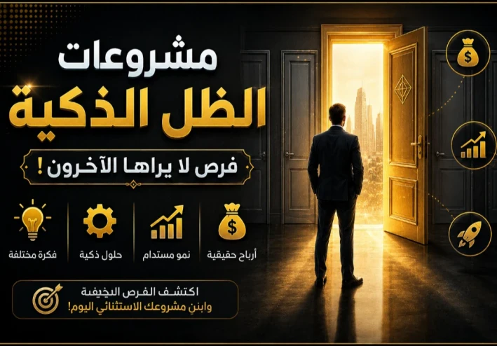 🚀 مشروعات الظل الذكية: كيف تصنع دخلاً من الفرص التي لا يراها الآخرون؟