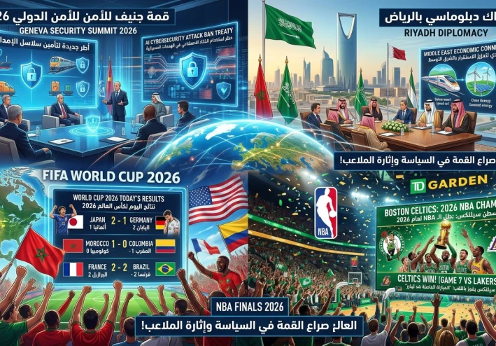 « بين مكاتب الساسة ومستطيل المونديال.. كيف تحركت بوصلة الأحداث العالمية اليوم؟