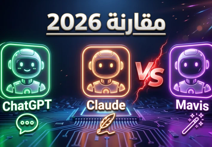 مقارنة شاملة 2026: ChatGPT vs Claude vs Mavis — أي مساعد ذكاء اصطناعي تختار ؟