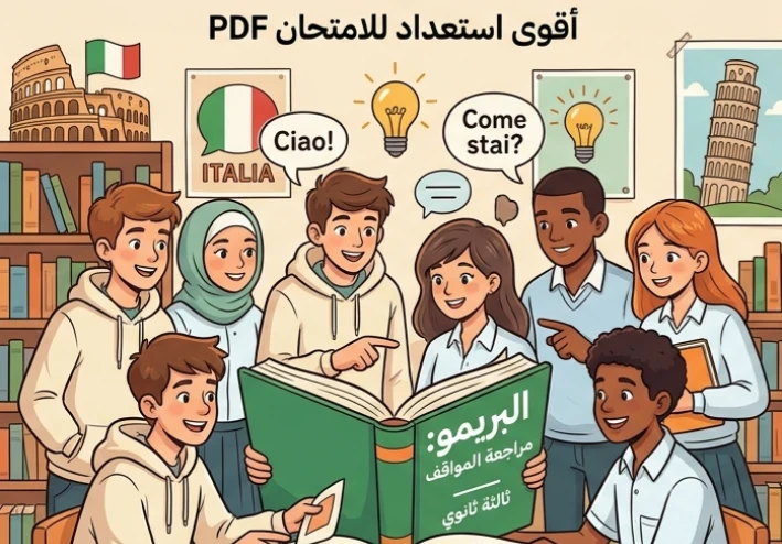 📥 تحميل كتاب البريمو مراجعة المواقف في اللغة الإيطالية للصف الثالث الثانوي 2026 PDF | أقوى مراجعة للاستعداد للامتحان