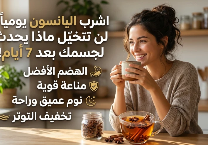 اشرب اليانسون يومياً.. لن تتخيل ماذا يحدث لجسمك بعد 7 أيام!