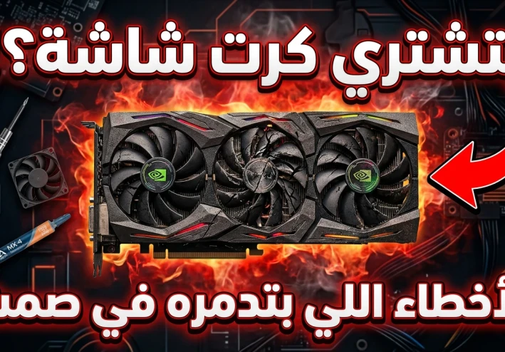 🎮 أخطر أخطاء تدمّر كرت الشاشة المستعمل في 2026 (ناس كتير بتخسر فلوسها بسببها)