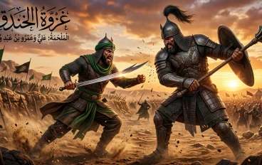 مبارزة عمرو بن ود وعلي بن أبي طالب: المعركة التي غيّرت مسار غزوة الخندق