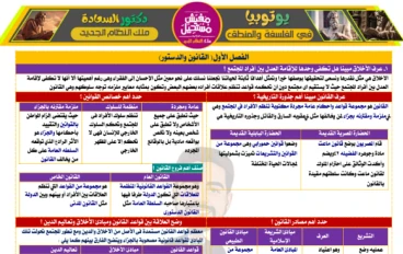 تحميل خلاصة التربية الوطنية في 4 ورقات فقط للصف الثالث الثانوي 2026 PDF إعداد الأستاذ مصطفى تيتو