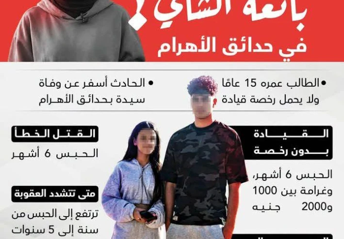 حادث بائعة الشاي في حدائق الأهرام.. تفاصيل مأساة هزّت الرأي العام