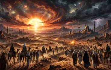 طلوع الشمس من مغربها وإغلاق باب التوبة والخسوف الثلاثة والنار التي تحشر الناس | أخطر علامات الساعة الكبرى