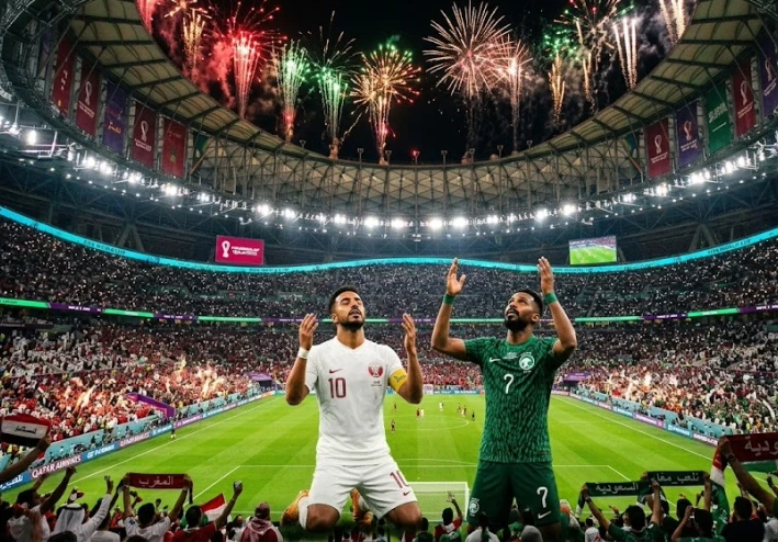 🏆 عودة زئير العرب في المونديال: هل يصنع الفراعنة وأسود الأطلس التاريخ في كأس العالم؟ 🌍