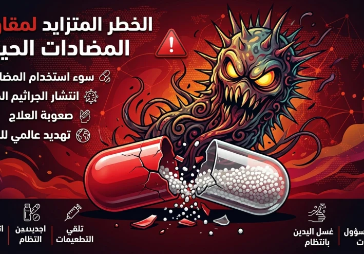"مقاومة المضادات الحيوية: التهديد الصامت الذي يهدد العالم"