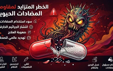 "مقاومة المضادات الحيوية: التهديد الصامت الذي يهدد العالم"