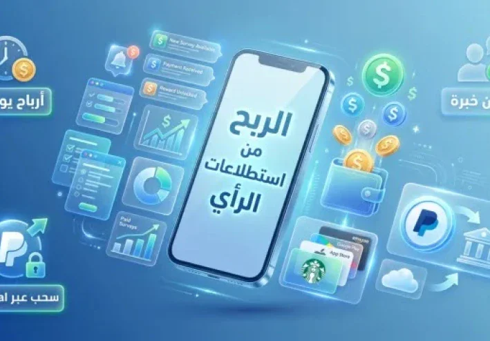 موقع حقيقي للربح من الأجابة على الإستطلاعات عن تجربة 
