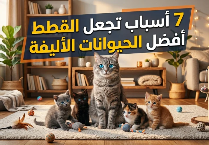 لماذا يزداد انتشار القطط المنزلية؟ 7 فوائد تجعل الكثيرين يفضلون تربيتها