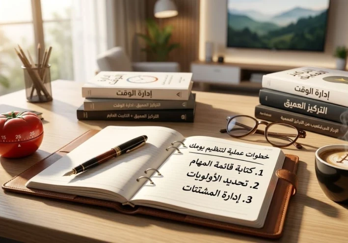 كيف تخطط ليومك بنجاح وتتخلص من التشتت الرقمي؟