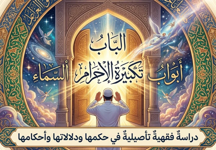 تكبيرة الإحرام.. الباب الذي تُفتح منه أبواب السماء ، دراسةٌ فقهيةٌ تأصيليةٌ في حكمها ودلالاتها وأحكامها