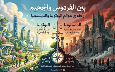 مقارنة بين اليوتوبيا والديستوبيا 