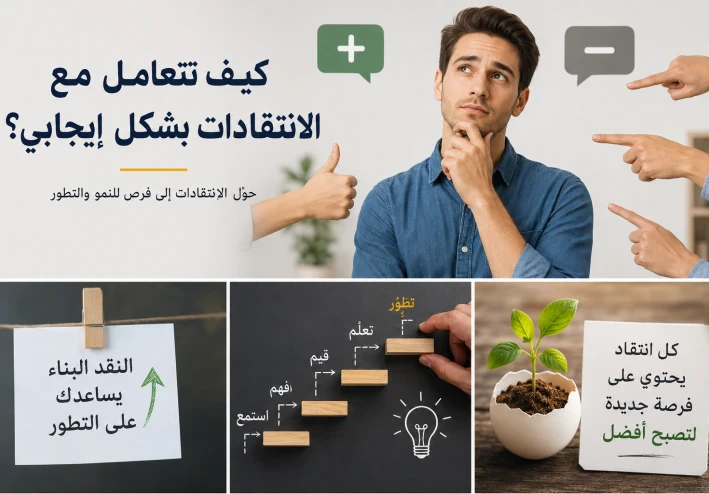كيف تتعامل مع الانتقادات بشكل إيجابي؟