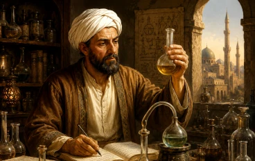 من مختبر الكوفة إلى العالم: قصة جابر بن حيان رائد الكيمياء