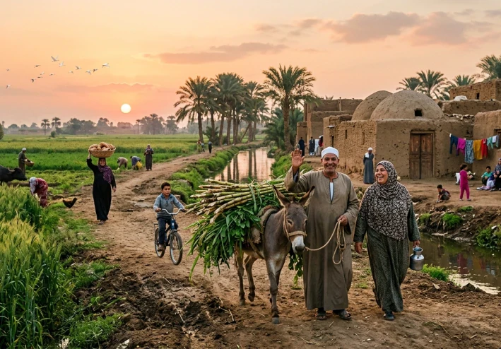 حياة الأرياف في مصر