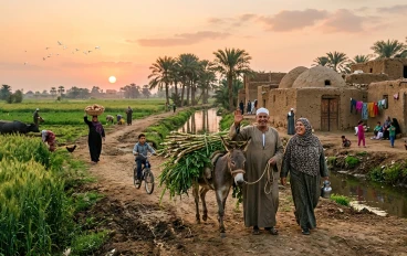 حياة الأرياف في مصر