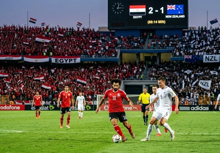 ملخص مبارات مصر و نيوزلاندا