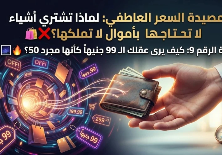 💸 مصيدة السعر العاطفي: لماذا تشتري أشياء لا تحتاجها بأموال لا تملكها؟ 🛍️❌
