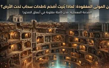🏯 مدن الموتى المفقودة: لماذا بُنيت أضخم ناطحات سحاب في التاريخ تحت الأرض وليس فوقها؟ 💀❌