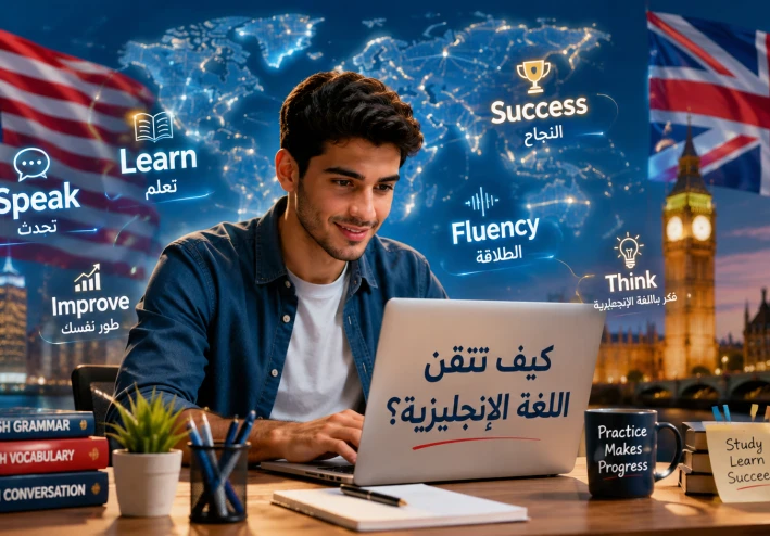 كيف تتقن اللغة الإنجليزية؟ دليل عملي للانتقال من المبتدئ إلى المتحدث بطلاقة