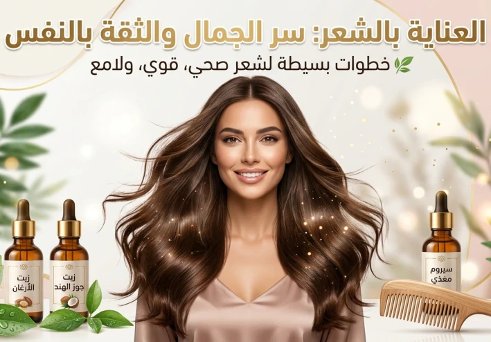✨ العناية بالشعر: سر الجمال والثقة بالنفس ✨