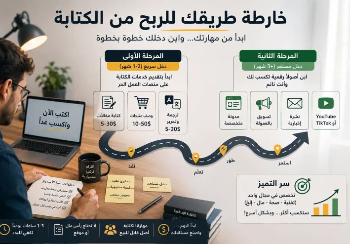 خارطة طريقك للـ 100-500$ الأولى