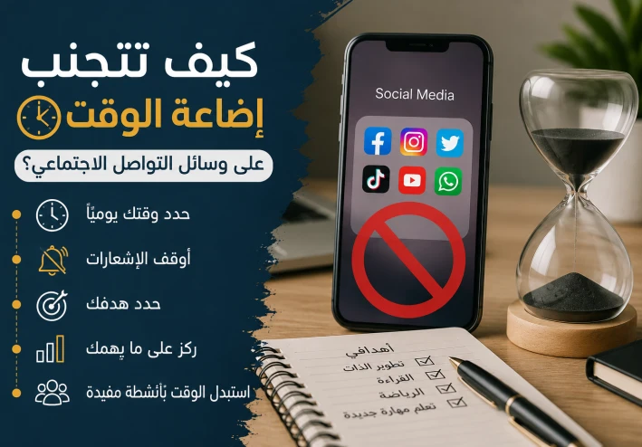 كيف تتجنب إضاعة الوقت على وسائل التواصل الاجتماعي؟