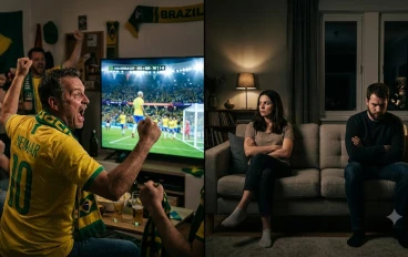 كأس العالم والزواج: هل تؤثر كرة القدم على استقرار الحياة الزوجية؟
