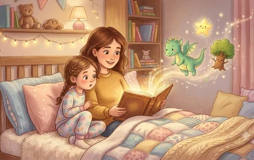 القصه قبل النوم و أثرها في تنمية خيال الاطفال