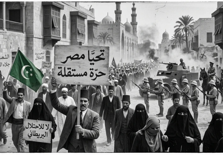 ظلال الحرب: أثر المشاركة المصرية في الحرب العالمية الأولى على إشعال ثورة 1919.