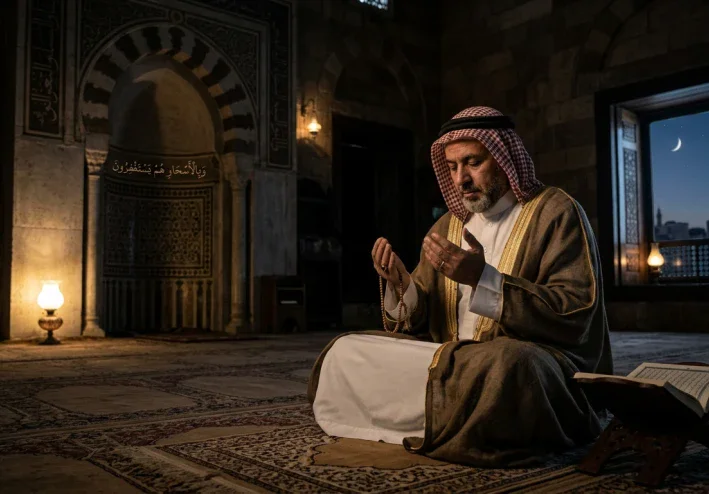  المستغفرون بالأسحار ، أهل الليل وسادة النهار