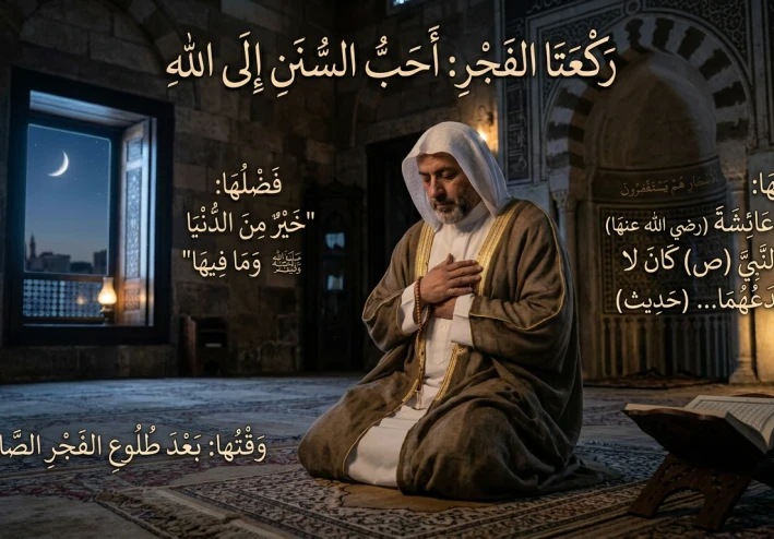 رَكْعَتَا الفَجْر أحبّ السنن إلى الله — فضلها ووقتها وأدلتها