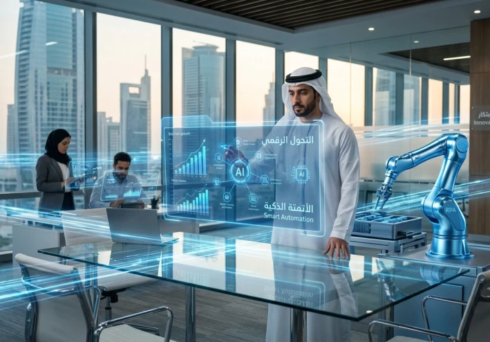 كيف يغير الذكاء الاصطناعي وأتمتة الأعمال مستقبل الشركات العربية؟