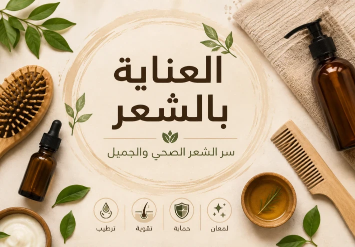 💎 شعر صحي ولامع 🌸